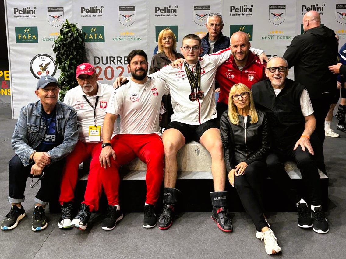 Ciężarowiec Mazovii Ciechanów z medalem Mistrzostw Europy